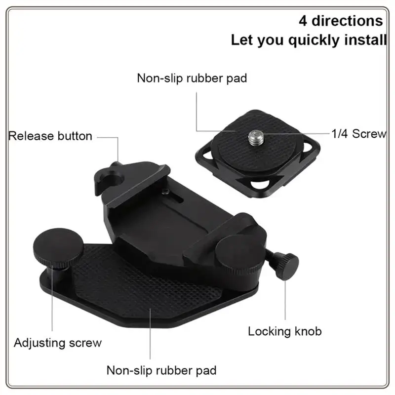 Надежный зажим для ремня для камеры, поясная пряжка для камеры с быстросъемным адаптером для крепления камеры, совместимый с камерой Sony/Canon,Ca