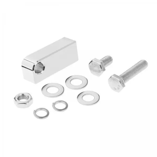 

CNC Alloy Headlight Mount Block Extension Bracket Motorcycle Fairing Holder for 5.75 Inch and 7 Inch Lights FXST