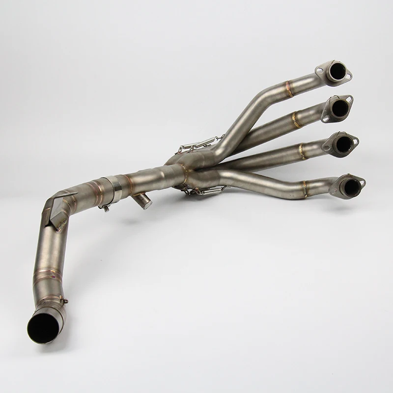 For Kawasaki Ninja z900 SE z900 E A2 2022-2025 The Titanium Alloy Escape Connection Pipe Of The Motorcycle Exhaust Is Connected