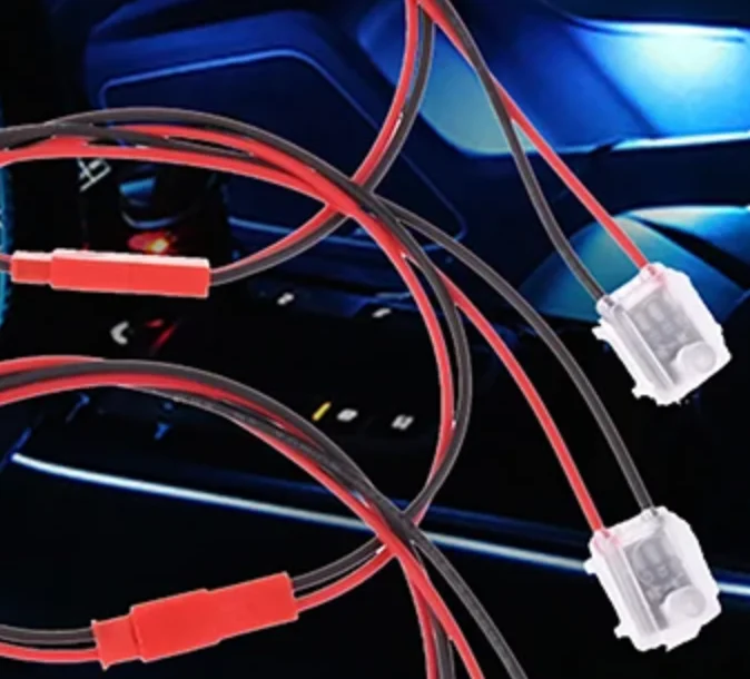 LED Ambient Light Transparent Lamp Body Circular Car Inner Bowl Light Door Handle Lights Handrail Lights Decorative Lamp