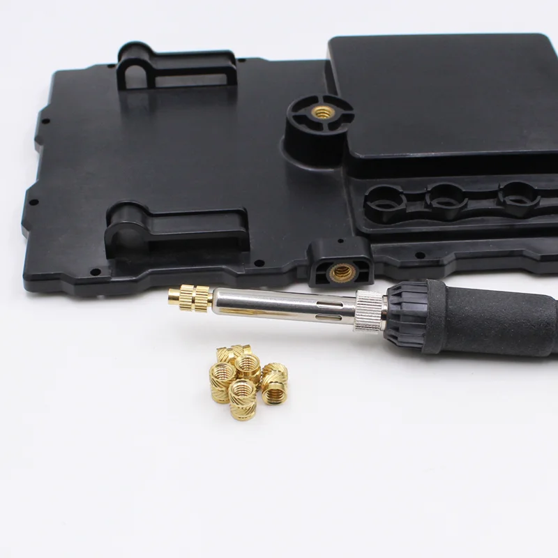 M2 M3 M4 M5 M6 Wärmeleit-einsatz Mutter Lötkolben Spitze Eingebettet Messing Hot Melt Mutter Gewinde Einfügung Für Kunststoff 3d Druck Kit – Detail 7