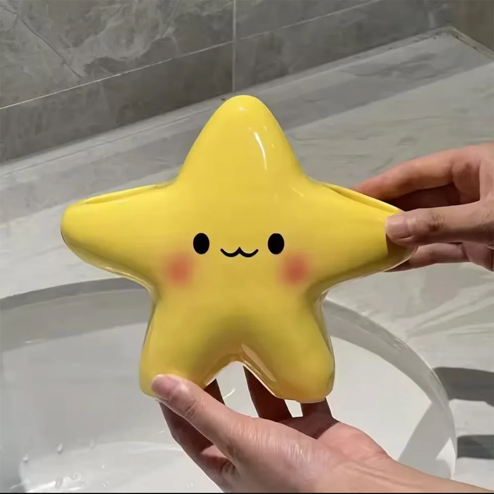2pcs star shaped toothbrush storage rack, moisture-proof and draining toothbrush storage rack