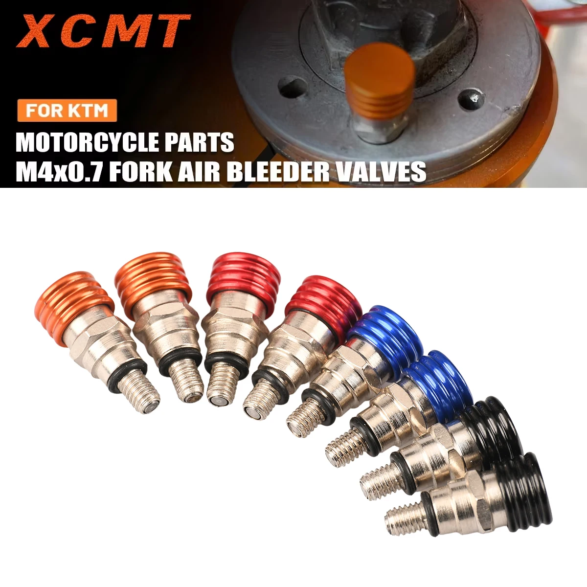 Motorcycle Parts For KTM SX SXF EXC EXCF XC XCF XCW XCFW 85-500 2005-2019 M4X0.7 Front Fork Shock Absorber Air Release Screw