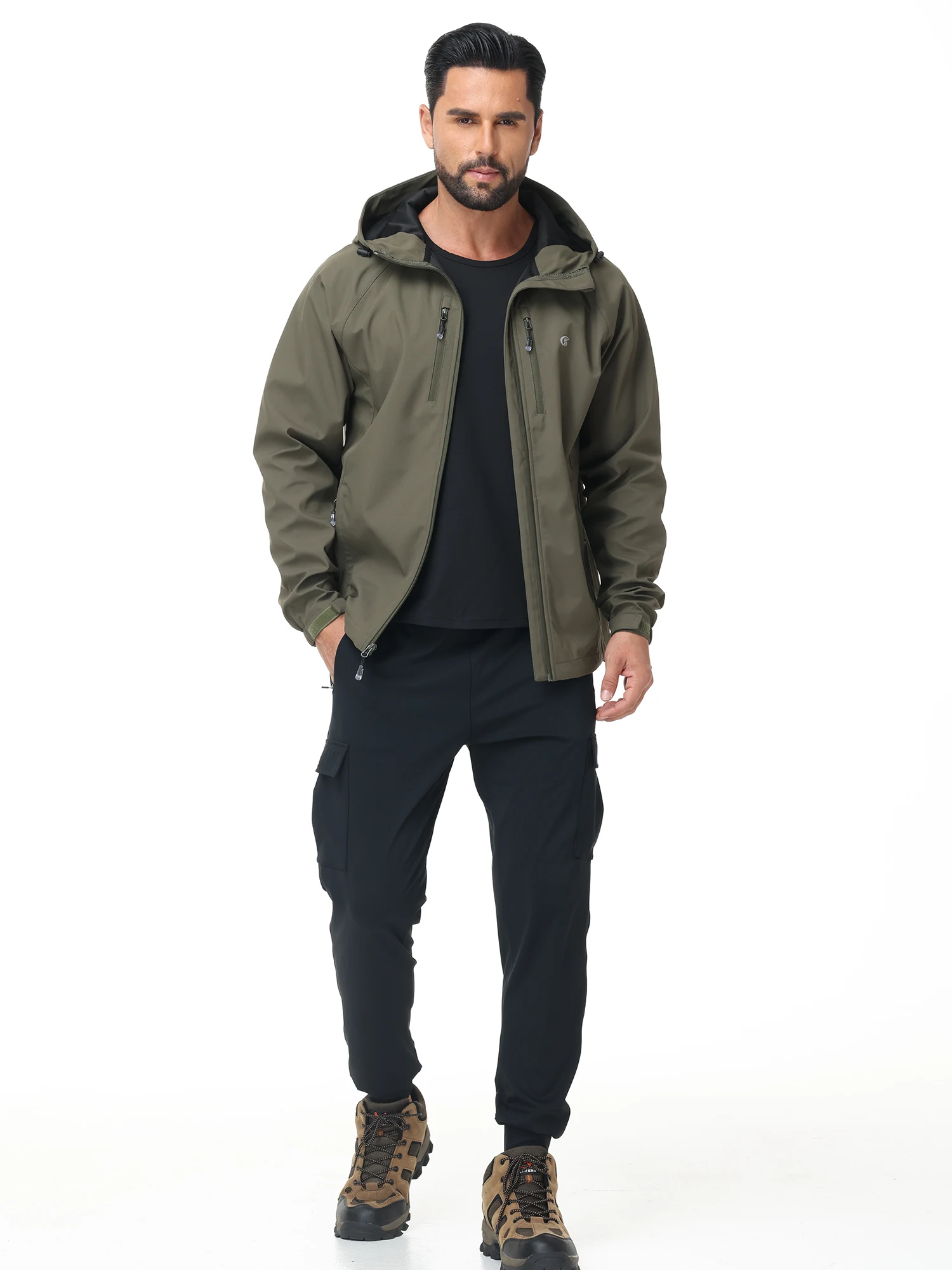 Men's Outdoor Waterproof Windbreak Jacket Lightweight Coat for Camping Hiking Cycling Fishing with Inner Pocket 20 S0ea0e8c8c36e43d6b4523a17e3ef1029i