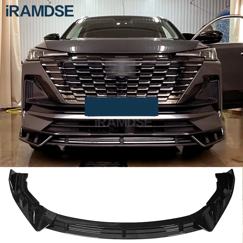 Rear Diffuser for CHANGAN CS55 Plus Splitter 2022 2023 Second Generation Front Bumper Spoiler Skirts Lip Body Kit Accessories