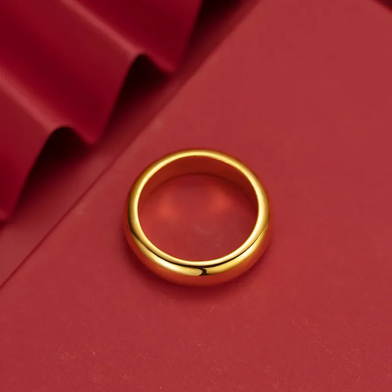 Рисунок 5 - Простые блестящие кольца желтого и золотого цвета