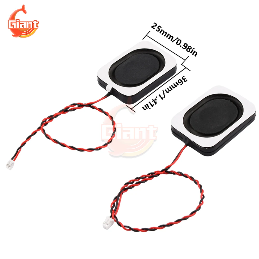 3525/2535 Plastic Inner Magnetic Cavity Speaker 4 Ohm 3 Watt/8 Ohm 2 Watt Full Frequency BOX Speaker Mini Audio Loudspeaker