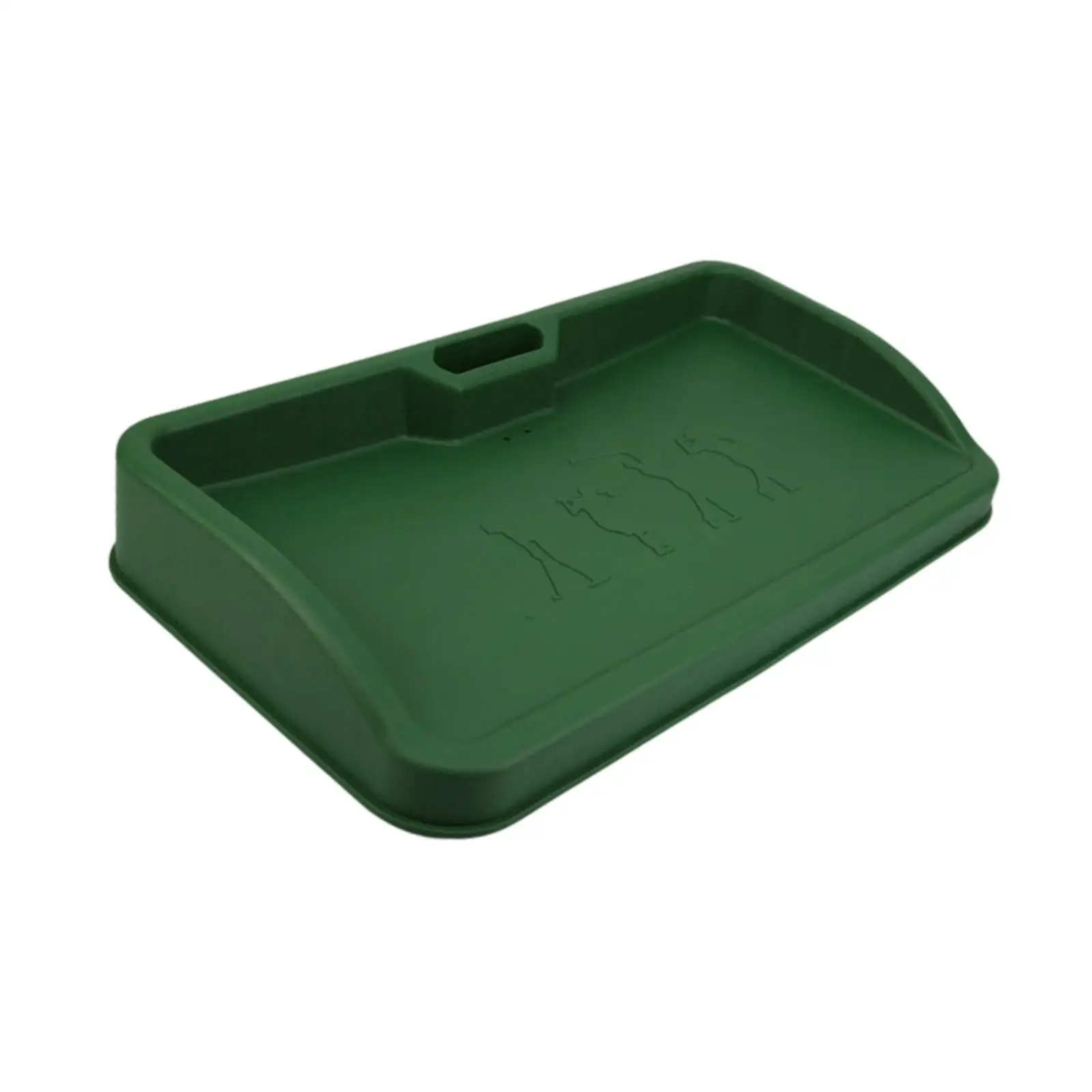 Golf Ball Tray Range Ball Tray Holds 100 Balls Portable Heavy Duty Holder Box for Most Hitting Mats Practicing Golfer Home