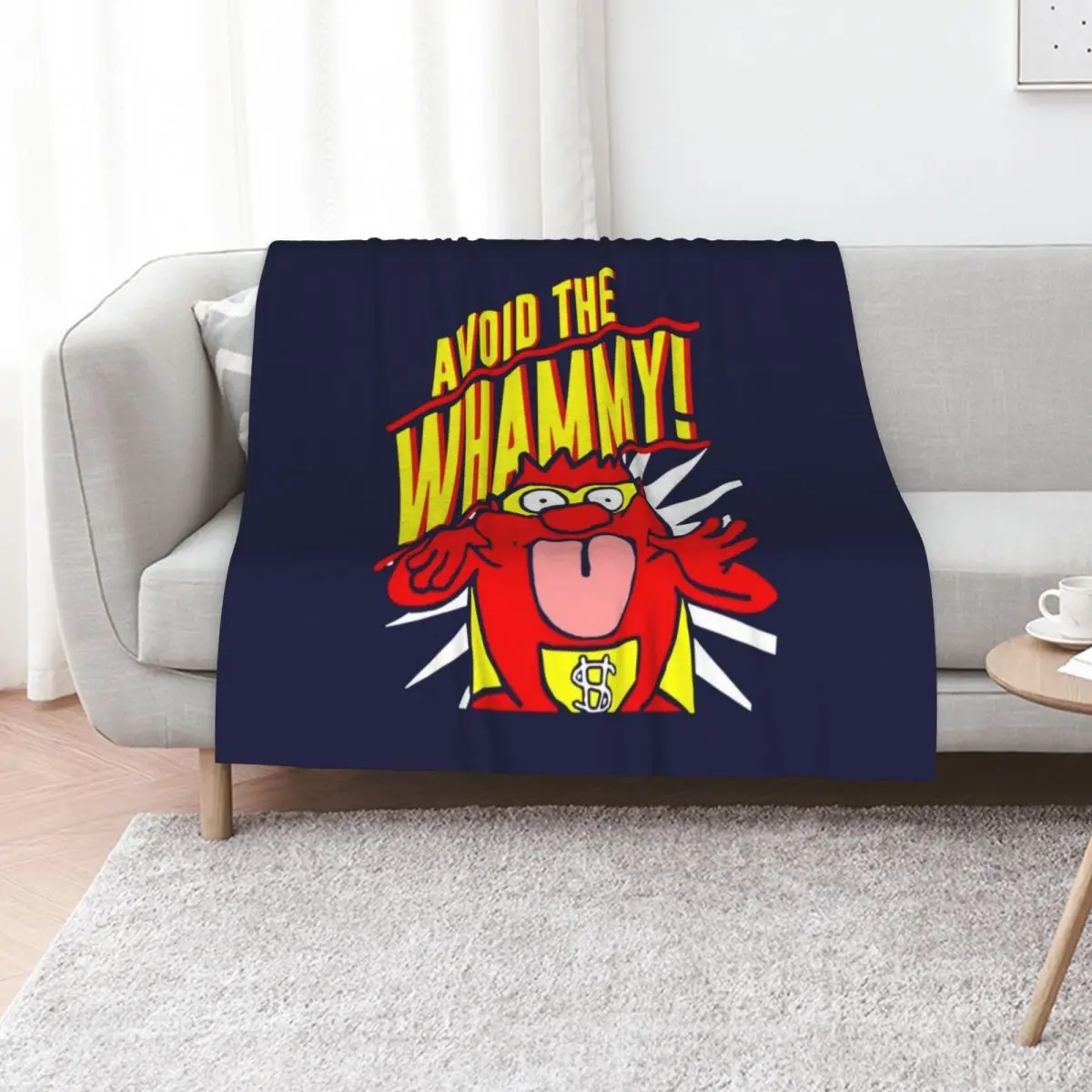 Press Your Luck Avoid the Whammy Vintage Throw Blanket anime funny gift Soft Plush Plaid Single Moving Shaggy Blankets