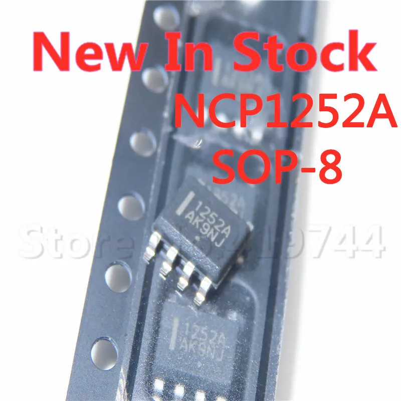 5PCS/LOT NCP1252ADR2G NCP1252A 1252A SOP-8 In Stock NEW original IC