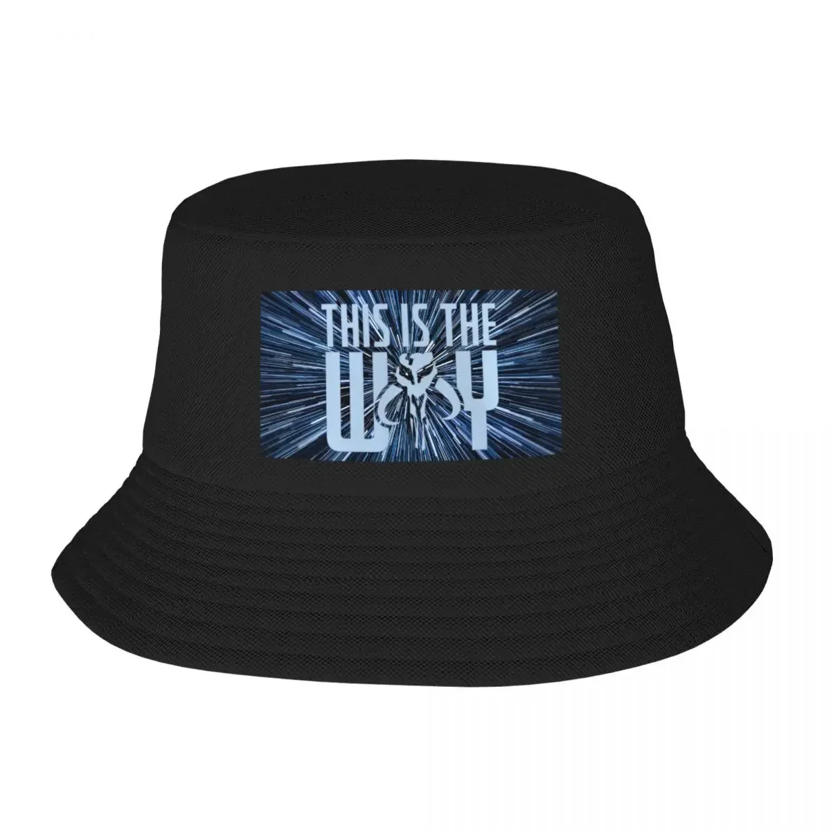 Mudhorn - this is the way! Bucket Hat Hip Hop black Christmas Hats Caps For Men Women's