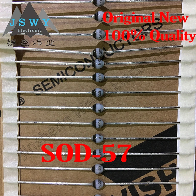 

1~100PCS SF1600 SF1600V 1A 1600V Package SOD-57 In-Line Glass Passivated Diode 100% in stock Free shipping