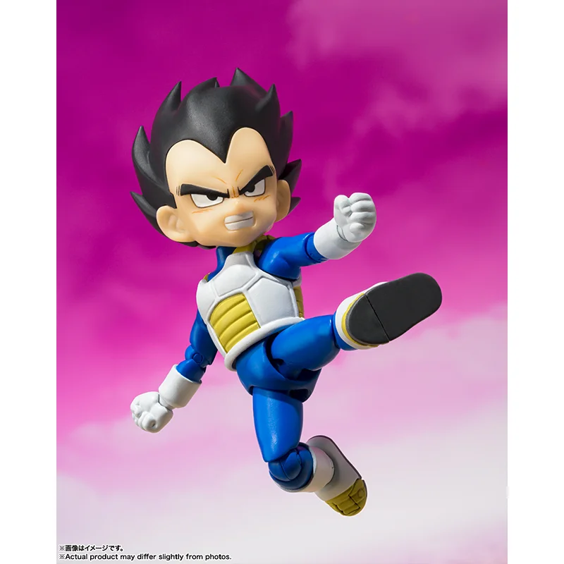 100% Original BANDAI S.H.Figuarts Vegeta MINI DAIMA SHF Dragon Ball Z In Stock Anime Action Collection Figures Model Toys