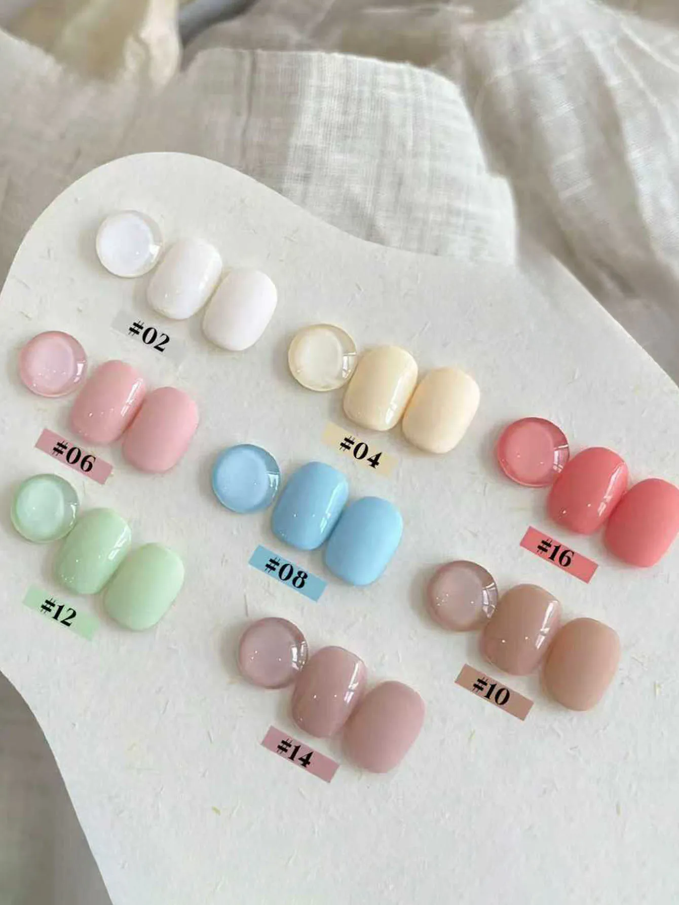 10 مل 2025 إصدار شتوي جديد طلاء أظافر جل كريمي بير - ظلال دوبامين معكرون، فن أظافر لطيف ومشرق للبشرة #6