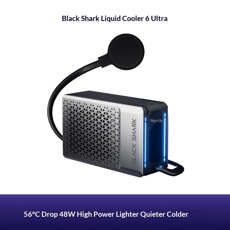 Black Shark 6 Ultra vloeistofgekoelde radiator telefoon achterklem watergekoelde halfgeleiderkoeling laag geluidsniveau