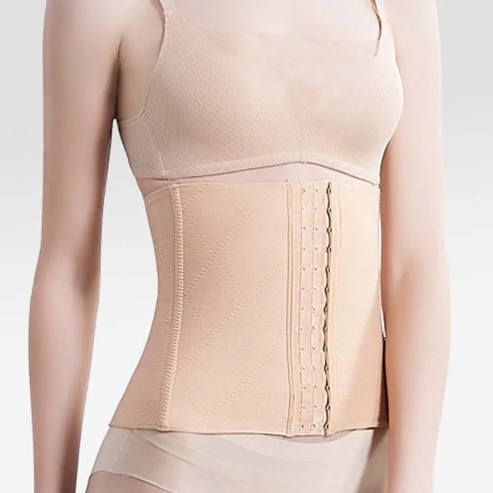 

Postpartum Tummy Control Shapewear Buckle Closure Belly Contracting Waist Trainer Shapewear Adjustabl Slimming