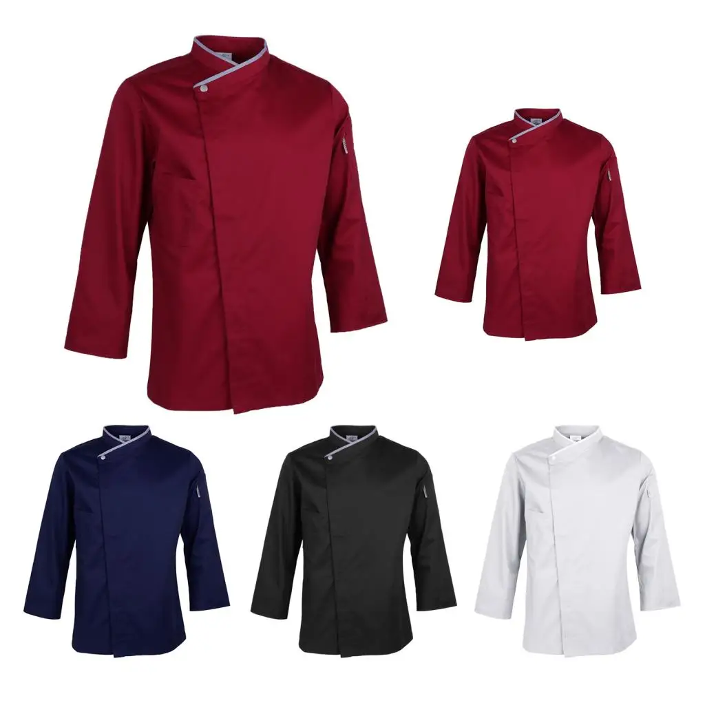 

Chef Jackets Coat Long Sleeves Shirt Kitchen Uniform Workwear