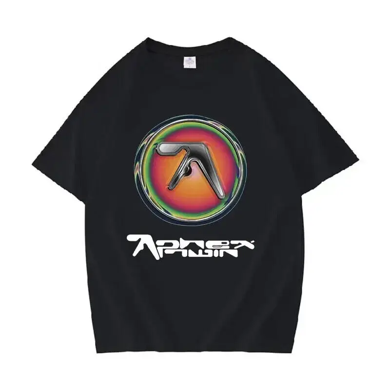 Aphex Twin Music Mark Graphic T Shirt Men's Hip Hop Retro Gothic Punk T-shirts U