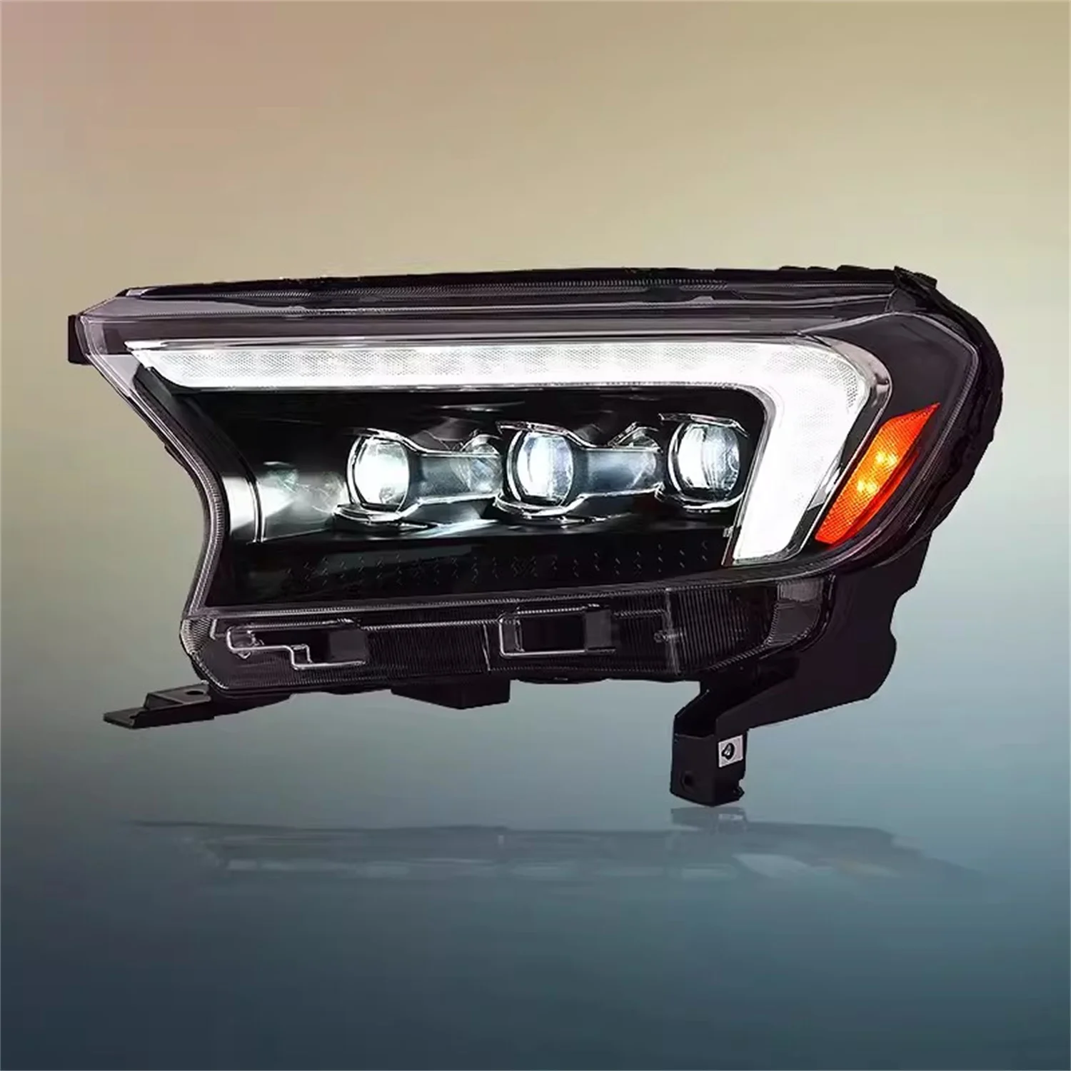 

LED Headlight Headlamp for Ford ranger DRL Daytime Running Light Turn signal