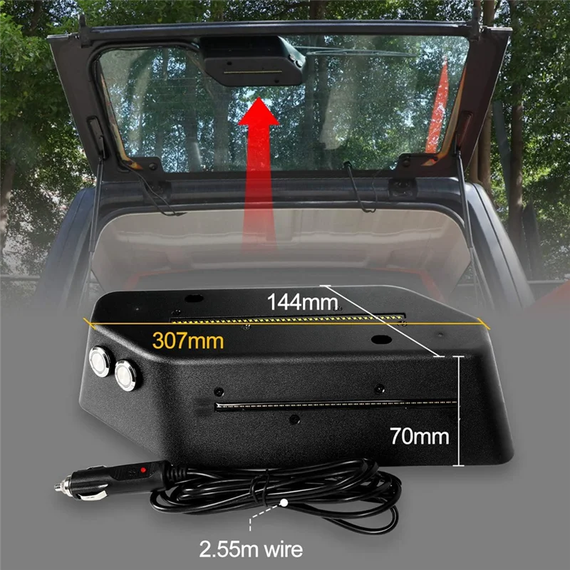 

Innovative LED Trunk Light For Jeep Wrangler JL LED Cargo Light With White/Amber Warning Light