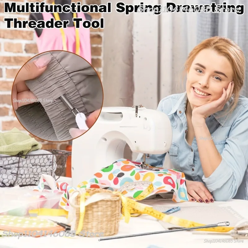 الربيع الرباط عراف كليب حبل خيوط أداة انحناء الرباط الموضوع متعددة الوظائف DIY بها بنفسك الخياطة الملحقات #4