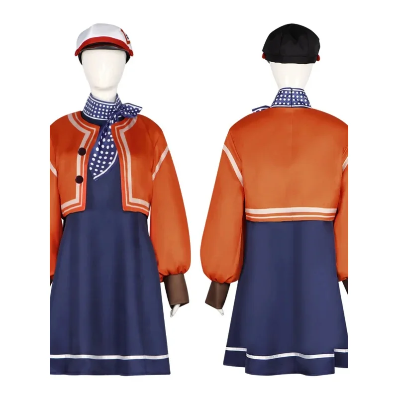 

NewAnime Game Reverse:1999 cos Regulus Cosplay wig Vintage American style Hat Record Knight Sunglasses Halloween party Girl outf