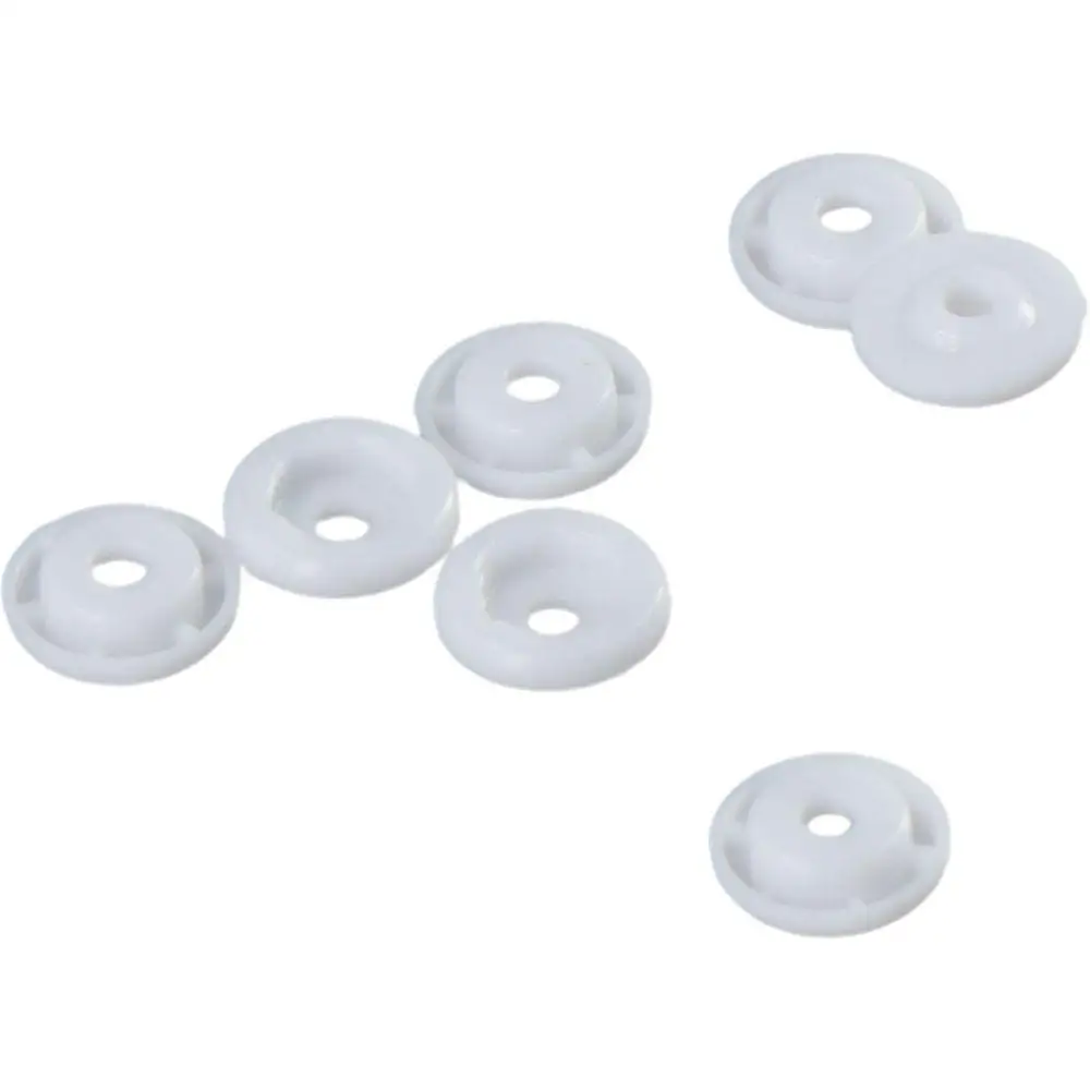 200Pcs 12mm Plastic White Resin Snaps Mini Round No Sew T5 Buttons Fasteners for Clothing Diy Crafts