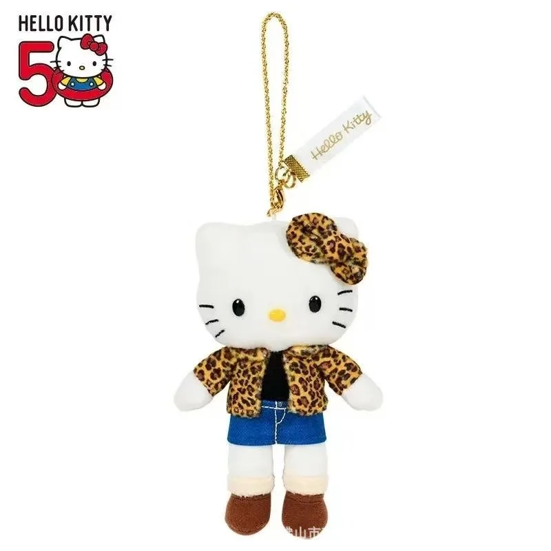 Sanrio Cartoon Hello Kitty Cross Dressing Serie Plüsch-Schlüsselanhänger Anhänger Tagesrucksack Personalisierte Modeaccessoires