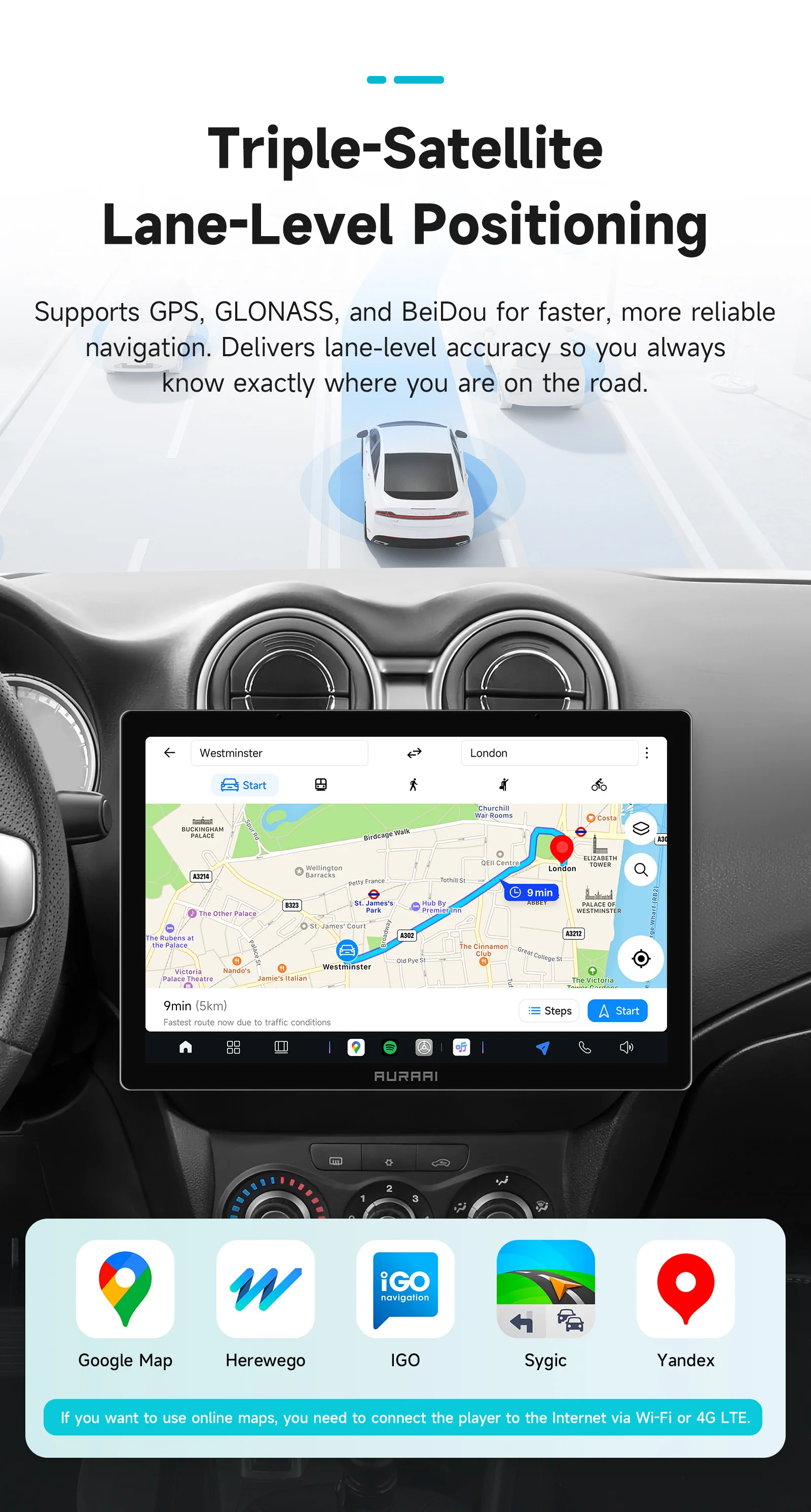 AURAI X100 Android Auto-Intelligentes Display für Alfa Romeo MiTo 955 2008 - 2016 Auto CarPlay DSP GPS Dual-MIC KI-Sprachsteuerung – Detail 24