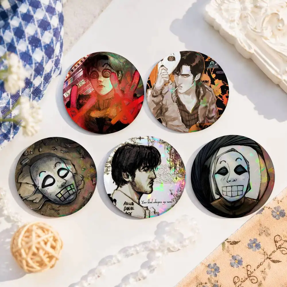 HOT Marble Hornets   Cartoon Cute Soft Button Pin Bright Printed Icon Gift For Friends Badge Collar Brooch Lapel Pin Metal