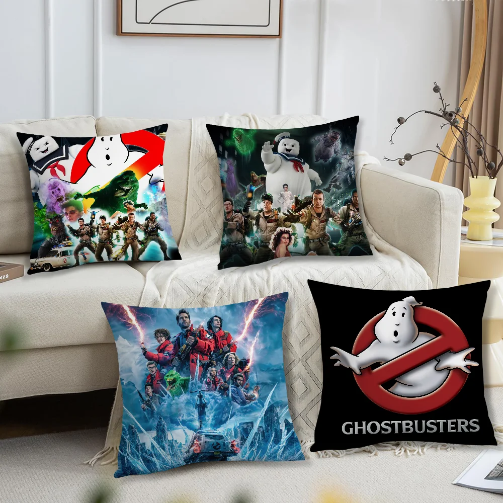 Classic Film G-Ghostbusters F-Frozen-Empires Pillow Case Square Cushion Room Bedroom Headboard Sofa Living Backrest Accessories