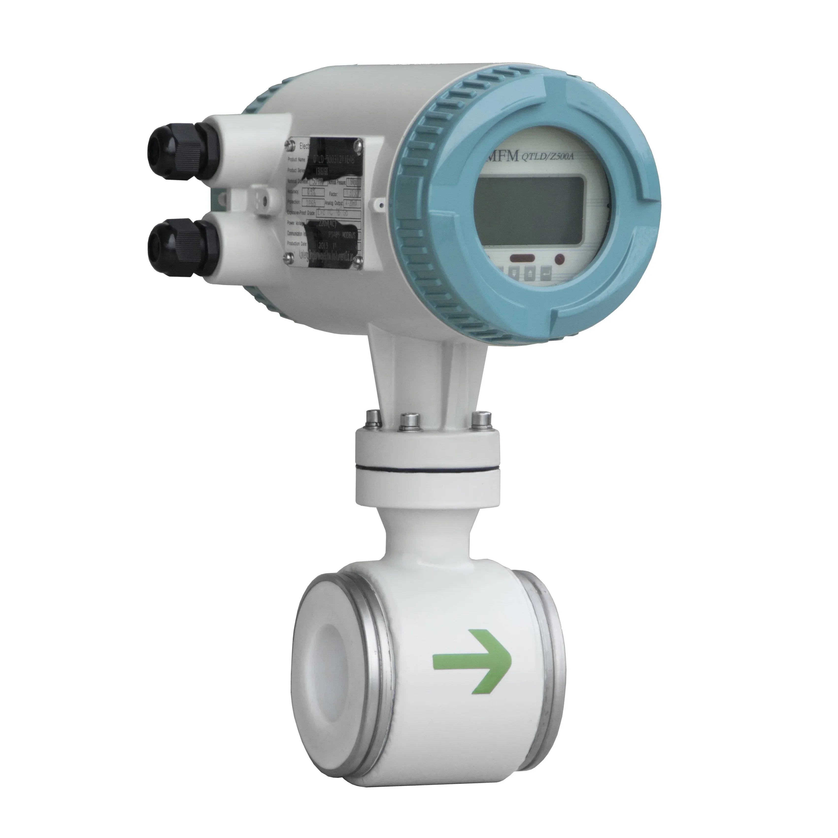 Hot SalesLow Cost 4-20mA Digital Electromagnetic Water Flow Meter Magnetic Flowmeter With LED Display