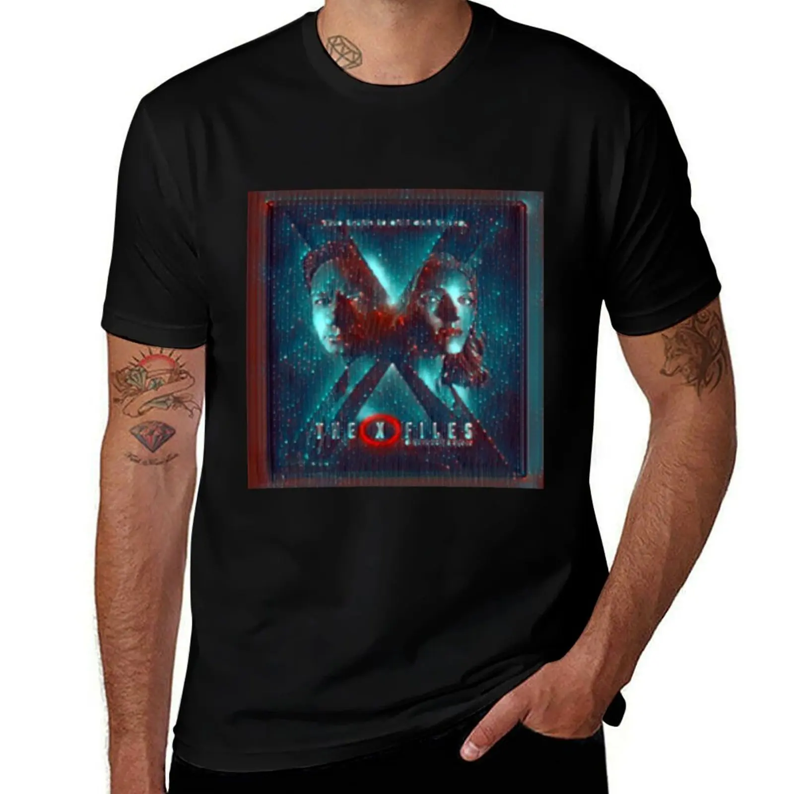 The X-Files - abstract fan art T-Shirt Graphic Print Short Sleeve T-Shirt