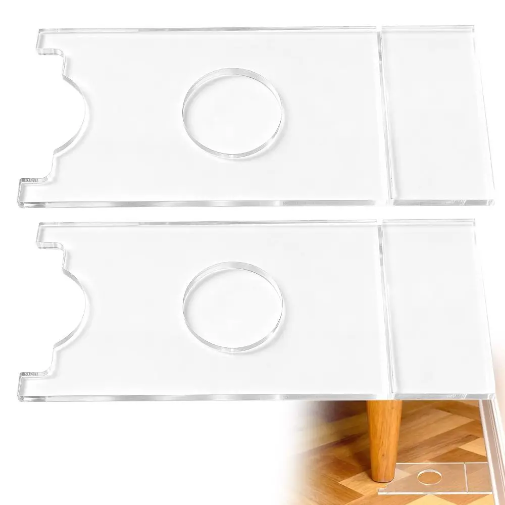 

NEW Acrylic Furniture Wall Pad Furniture Protection Prevent Sliding Headboard Spacer Clear Universal Wall Protector Home