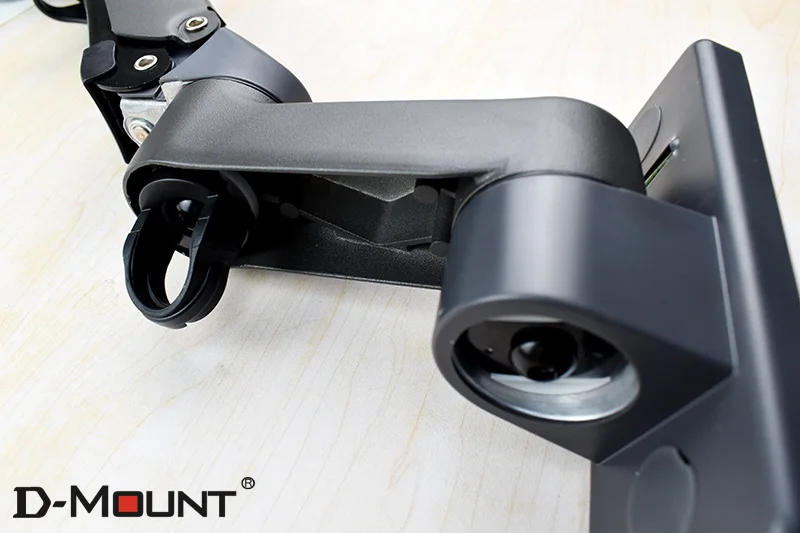 NB-F150PR 3-12kg  dual Gas spring arm projector wall mounted bracket full motion 360 rotate aluminum 1/4 inch screw