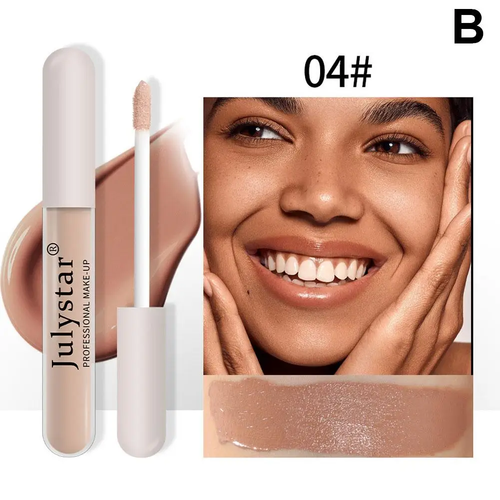 1pc Concealer Hohe Abdeckung Feuchtigkeitsspendende Öl Kontrolle Unsichtbare Kreise Poren Dunkle Kontur Make-Up Gesicht Foundation Sommersprossen T5M9