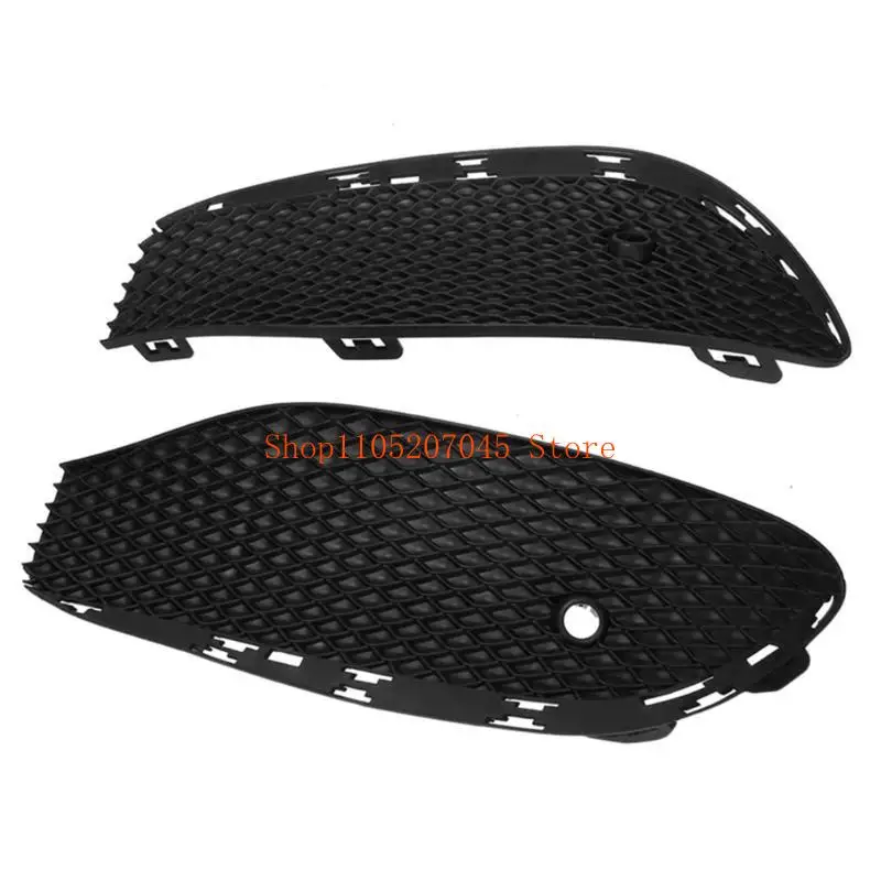 

37cd 1 Pair Auto Exterior Accessory Car Front Bumper Fog Light Grille 2138850822 2138851122 Fog Lamp Grille Trim Cover Black