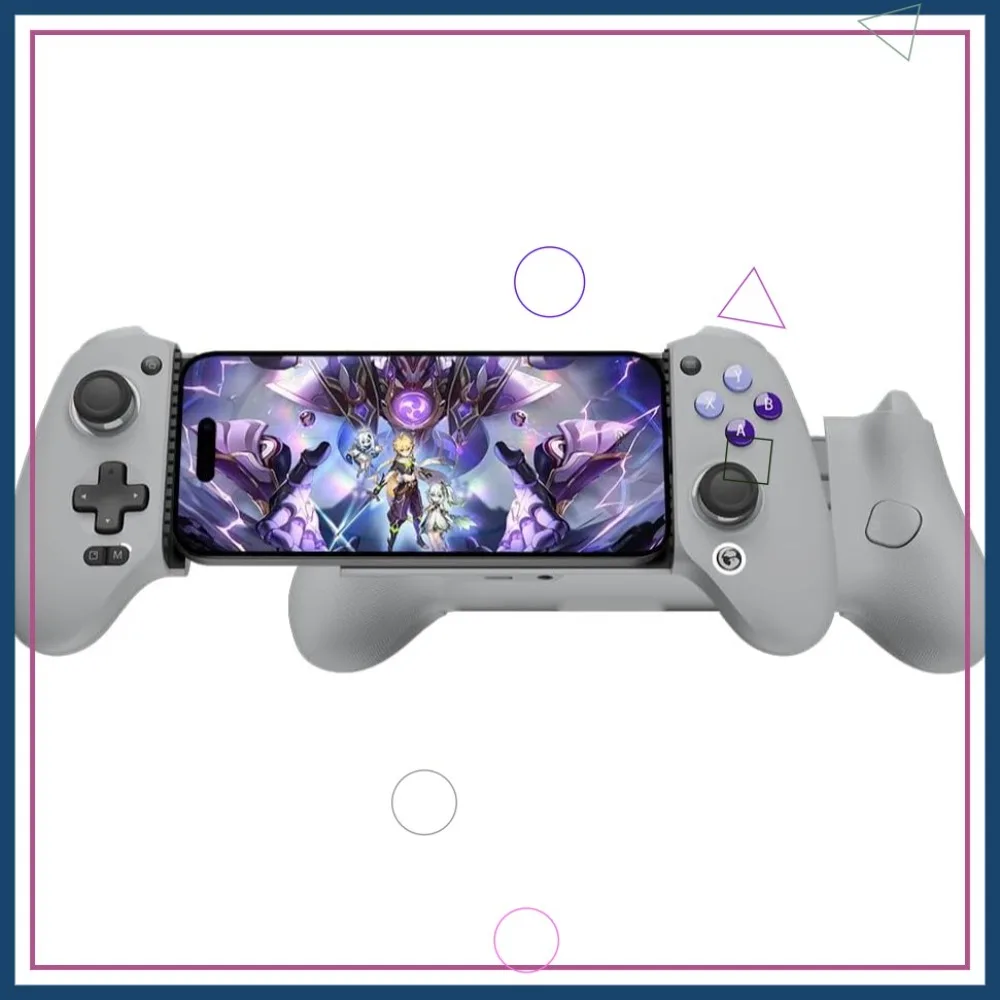 

Type-C Mobile Gaming Controller for Android & iPhone 15, Plug and Play with Hall Effect Joysticks, 3.5mm Audio Jack (Renewed)