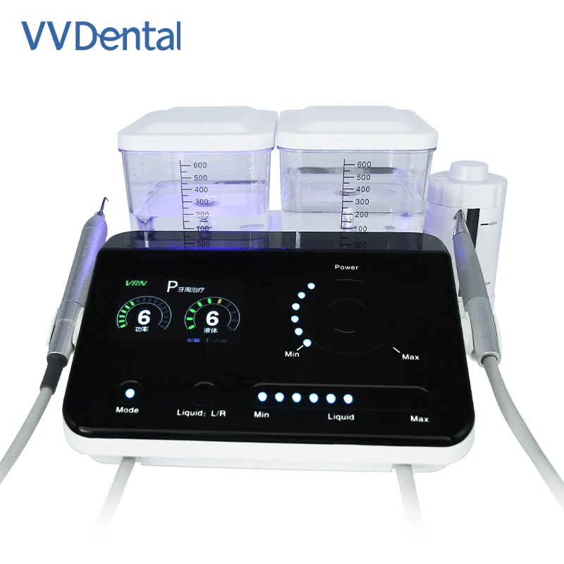 VVDental 6in1 Parodontale Therapie Instrument Ultrasoon Zandstralen Reinigingsinstrument Tanden Reinigingsmachine Tandheelkundige Apparatuur