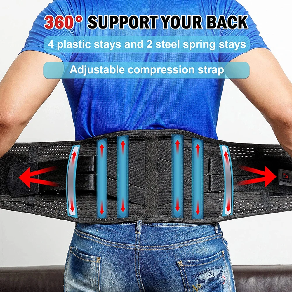 Waist Support Belt Back Waist Trainer Trimmer Belt Gym Waist Protector Weight Lifting Sports Body Shaper Corset Faja Sweat