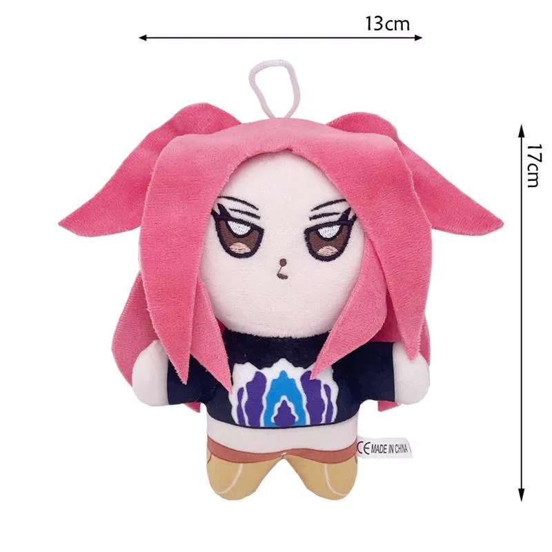 Anime nuevo Kpop Demon Hunters colgante muñeco de peluche juguete de dibujos animados lindo suave Rumi Mira Zoey muñecos de peluche juguete periferia para regalo de chico