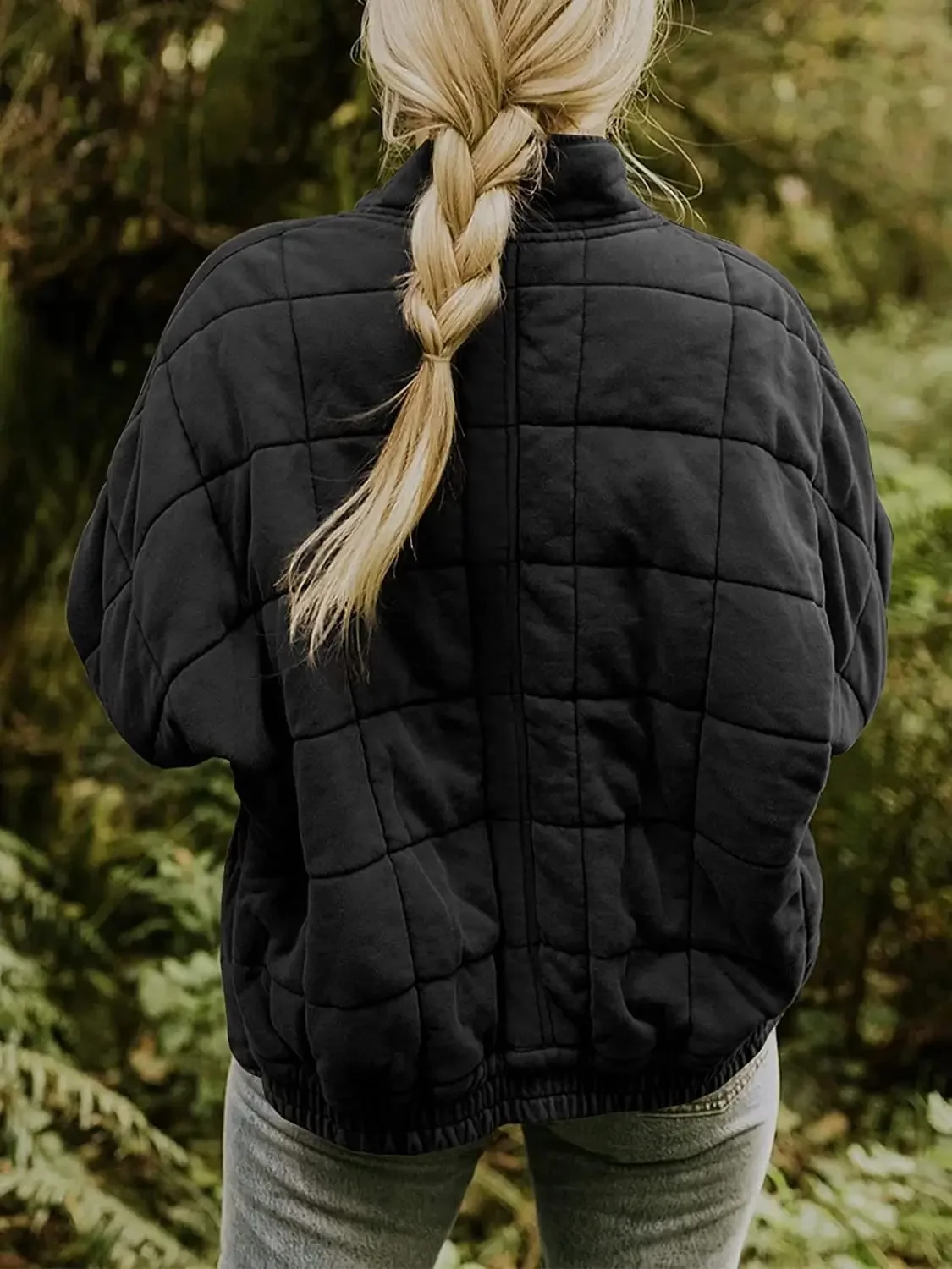 Parkas cálidas informales para mujer, abrigos sencillos a la moda, chaquetas elegantes de algodón con cuello alto suave para Primavera e invierno, 2023