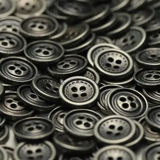 

10pcs/Lot Size:12.5mm Dashed line four eyes Metal Buttons Round Button Knitted cardigan vintage Sewing supplies(KK-3858)