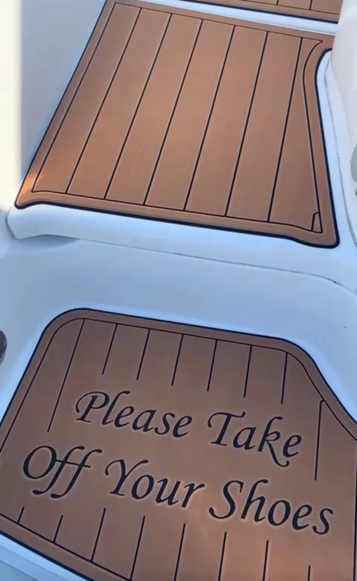 

2005 Four Winns Vista 288 Swim Platform Boat EVA Foam Teak Deck Floor Pad Mat SeaDek MarineMat Gatorstep Style Self Adhesive