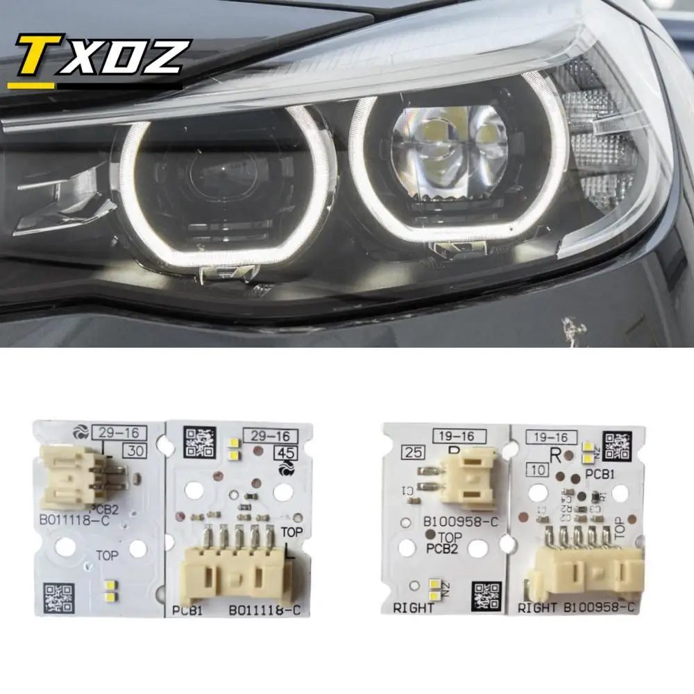 

GT white Angel eye LED boards For 17-20 BMW 3' F34 318d 320d 320i 330d 340i LED DRL Daytime Running Lights Chips non-adaptive