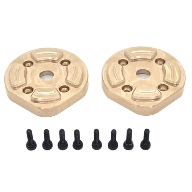 2PCS RC รถอัพเกรดทองเหลืองด้านหน้าและด้านหลังเพลา Counterweights ชุดสําหรับ MJX 1/12 H12Y H12Y + RC รถอะไหล่