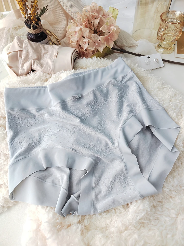 Plus Size High Waisted Seamless Cotton Panties 2025