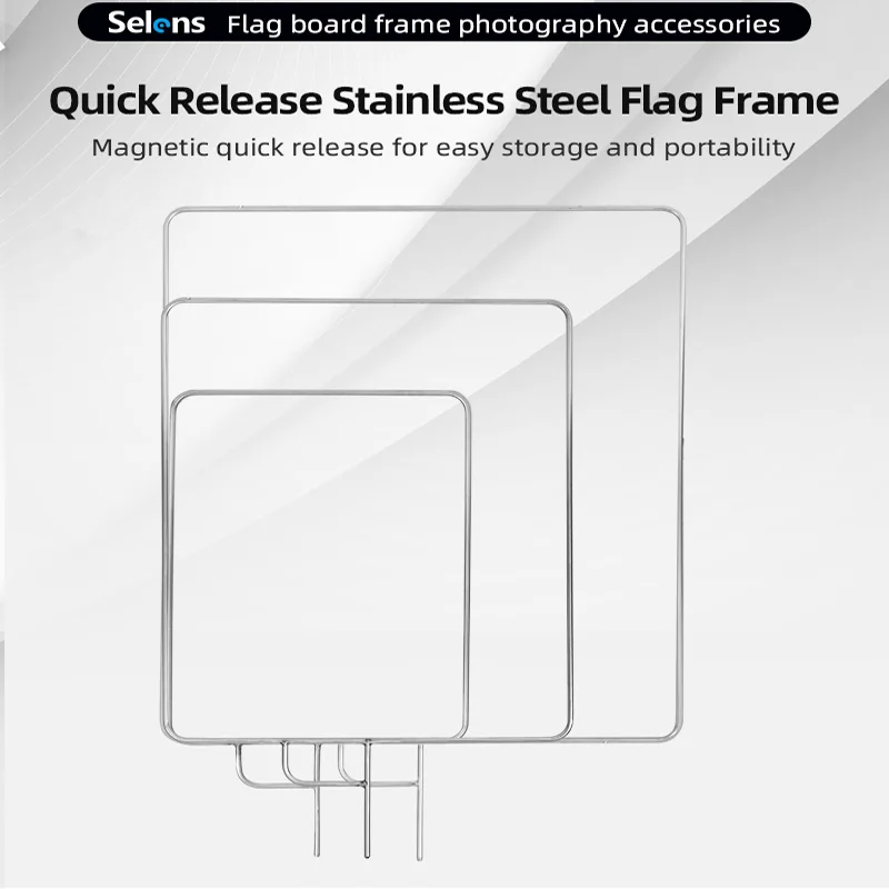 

Selens Removable Video Studio Stainless steel Flag Panel Reflector Diffuser Photography Accessory Photo Studio Kits Flag Panel