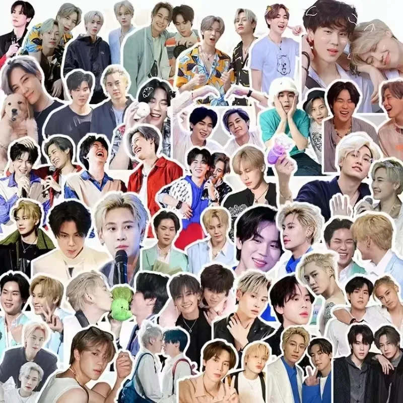 

56PC/SET Bounprem Poster Stickers Thai TV Drama Hemp Rope Drama Stills Hand Account Materials Notebook Cup Phone DIY Sticker