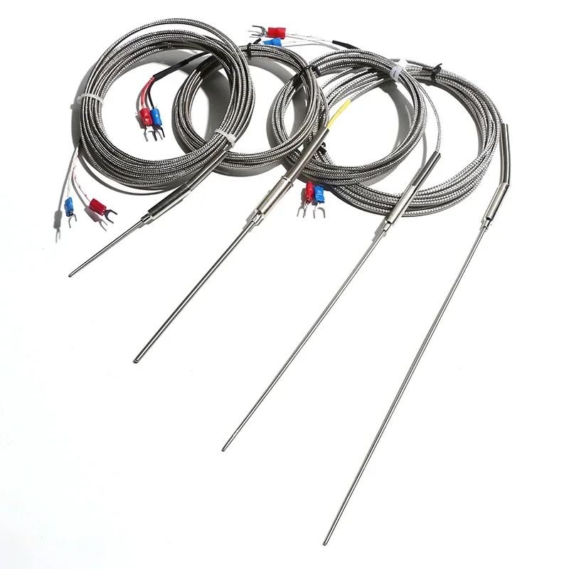 1M K-Type Armored Thermocouple WRNK-191 Type E/ J Thermocouple Probe 2-Terminals Temperature Sensor 1PC